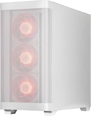 Velztorm White Pilum Custom Gaming Desktop PC (AMD Ryzen 7 5700x ، Geforce RTX 5070 ، 32GB DDR4 ، 2TB PCIe SSD + 2TB HDD ، RGB Fans ، 120mm AIO ، 750W PSU ، WIFI 5 ، Bluetooth 5.0 ، RJ-45 ، WIN 11 PRO) in Kuwait