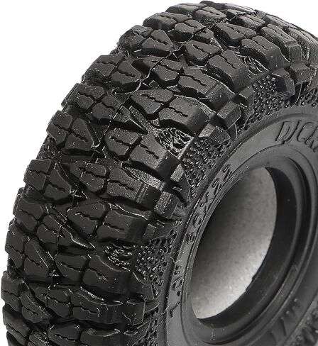 DJCRAWLER 1.0 بوصة لزجة إطارات ناعمة 50.8 * 22.8 مم ل TRX-4M SCX24 1/18 1/24 ترقيات العجلات ، اللزوجة العالية RC Crawler MT Rubber Tyre in Kuwait