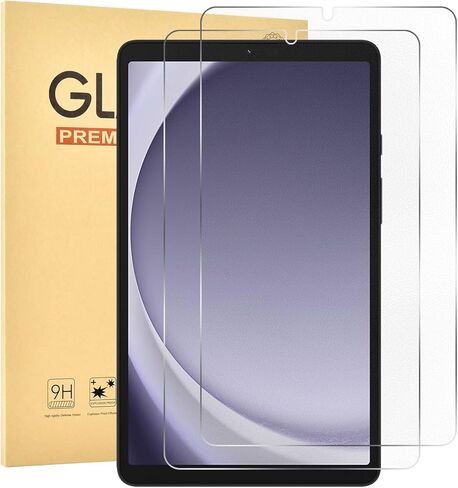 2 حزمة شاشة حزمة لقب Samsung Galaxy Tab A9 [8.7 بوصة] ، 9H صلابة فيلم زجاجي مقسى ، ودود ، وحساسية ، حساسة ، مضاد للخلع ، خالية من الفقاعات （Clear） in Kuwait