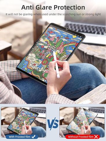2 حزمة شاشة حزمة لقب Samsung Galaxy Tab A9 [8.7 بوصة] ، 9H صلابة فيلم زجاجي مقسى ، ودود ، وحساسية ، حساسة ، مضاد للخلع ، خالية من الفقاعات （Clear） in Kuwait