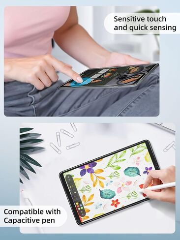 2 حزمة شاشة حزمة لقب Samsung Galaxy Tab A9 [8.7 بوصة] ، 9H صلابة فيلم زجاجي مقسى ، ودود ، وحساسية ، حساسة ، مضاد للخلع ، خالية من الفقاعات （Clear） in Kuwait