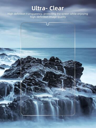 2 حزمة شاشة حزمة لقب Samsung Galaxy Tab A9 [8.7 بوصة] ، 9H صلابة فيلم زجاجي مقسى ، ودود ، وحساسية ، حساسة ، مضاد للخلع ، خالية من الفقاعات （Clear） in Kuwait
