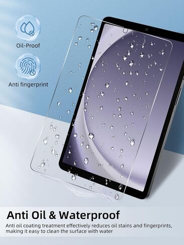 2 حزمة شاشة حزمة لقب Samsung Galaxy Tab A9 [8.7 بوصة] ، 9H صلابة فيلم زجاجي مقسى ، ودود ، وحساسية ، حساسة ، مضاد للخلع ، خالية من الفقاعات （Clear） in Kuwait