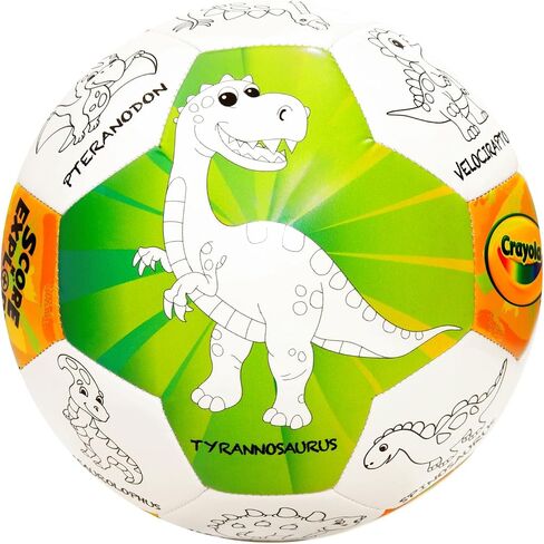 Crayola Score N' Explore Officially Licensed Size 5 Color Ball – Alphabet Explorer, Interactive Coloring Soccer Ball for Kids, Fun Learning Toy Activity Ball in Saudi Arabia