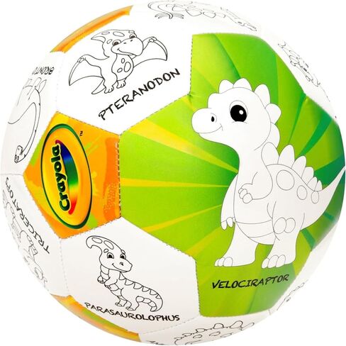 Crayola Score N' Explore Officially Licensed Size 5 Color Ball – Alphabet Explorer, Interactive Coloring Soccer Ball for Kids, Fun Learning Toy Activity Ball in Saudi Arabia