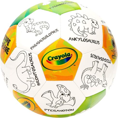 Crayola Score N' Explore Officially Licensed Size 5 Color Ball – Alphabet Explorer, Interactive Coloring Soccer Ball for Kids, Fun Learning Toy Activity Ball in Saudi Arabia