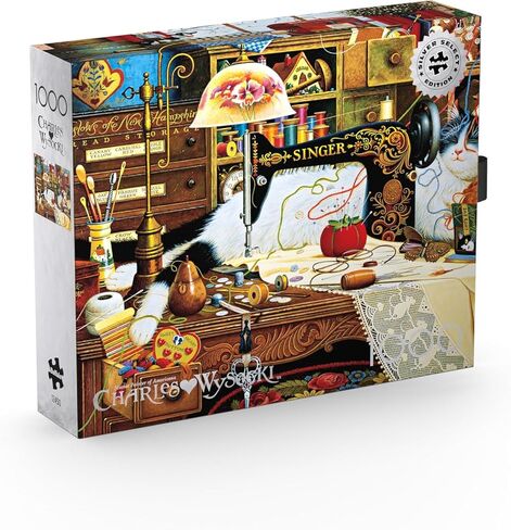 Buffalo Games - Silver Select -Charles Wysocki - Amish Country - 2000 Piece Jigsaw Puzzle for Adults - Challenging Puzzle Perfect for Game Nights - Finished Size is 38.50 x 26.50 in Saudi Arabia