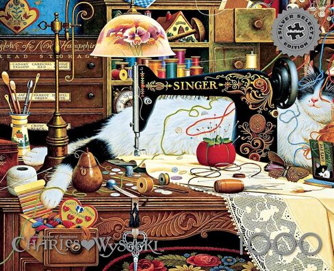 Buffalo Games - Silver Select -Charles Wysocki - Amish Country - 2000 Piece Jigsaw Puzzle for Adults - Challenging Puzzle Perfect for Game Nights - Finished Size is 38.50 x 26.50 in Saudi Arabia