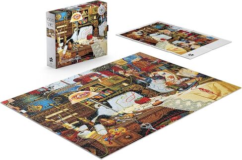 Buffalo Games - Silver Select -Charles Wysocki - Amish Country - 2000 Piece Jigsaw Puzzle for Adults - Challenging Puzzle Perfect for Game Nights - Finished Size is 38.50 x 26.50 in Saudi Arabia