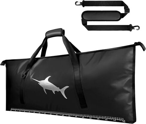 Fish Cooler Bags for Fishing,Insulated Fish Bag 40.1"X16.5" Fish Kill Bag - Fishing Cooler Bags Portable Leakproof Fish Bags for Caught Storage Keep Ice Cold for Over 24 Hours - Blue in Kuwait
