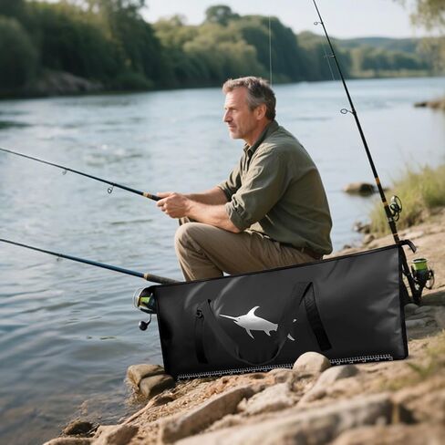 Fish Cooler Bags for Fishing,Insulated Fish Bag 40.1"X16.5" Fish Kill Bag - Fishing Cooler Bags Portable Leakproof Fish Bags for Caught Storage Keep Ice Cold for Over 24 Hours - Blue in Kuwait