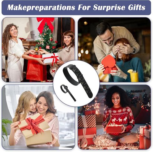 2 Pcs Bracelet Sizer and Ring Measuring Tool Set, Reusable Finger Measure for Ring Size - US Size, Universal Bracelet Measuring Tool for Women Men - UK Sizes (White) in Kuwait