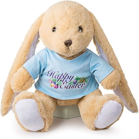 Easter Bunny Rabbit Stuffed Animal Plush Toy 10 inches Best Gifts for Babies Kids Boys Girls (Pink) in Saudi Arabia