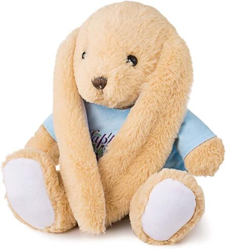 Easter Bunny Rabbit Stuffed Animal Plush Toy 10 inches Best Gifts for Babies Kids Boys Girls (Pink) in Saudi Arabia