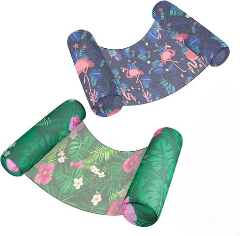 Inflatable Pool Floats for Adults - 1 Pack Water Hammock with Soft Fabric Mesh, Portable Multi-Purpose Floating Lounge Chair, Drifter, & Saddle for Pool, Lake, Beach, and Summer Fun in Kuwait