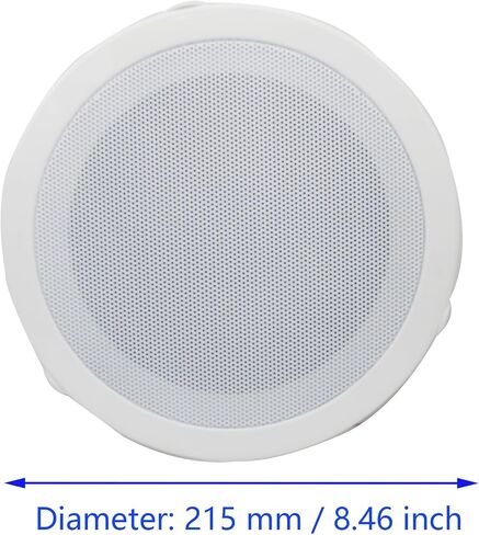 1pcs 2 في مكبر صوت جولة السقف 6 "مكبرات صوت سلكية سلكية سلكية للتدفق لمكتب غرفة معيشة المطبخ الحمام (مدخلات المقاومة: 8 Ω 12 ~ 24 V) in Kuwait