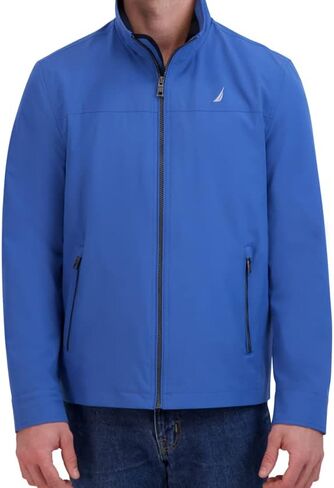 ناوتيكا جاكيت واقي من الرياح للرجال، اسود داكن، مقاس L, ديب بلاك, L in Kuwait