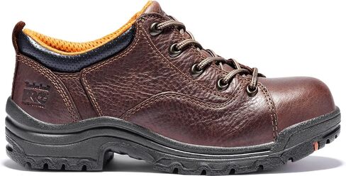 حذاء عمل Timberland Pro نسائي Titan Oxford من خليط معدني لأصابع القدم، متوسط، بني محبب بالكامل، متوسط, بني محبب بالكامل., Medium in Saudi Arabia