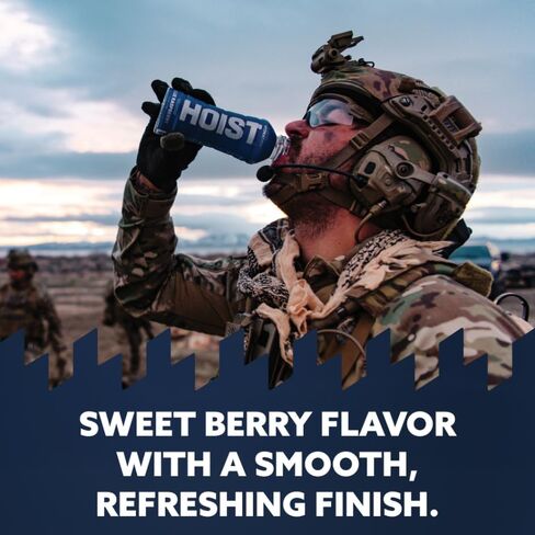 HOIST Premium Military Hydration Electrolyte Drink, Powerful IV-Level Hydration, Clinically Proven Performance Drink, Watermelon, 16 Fl Oz (Pack of 12) in Saudi Arabia