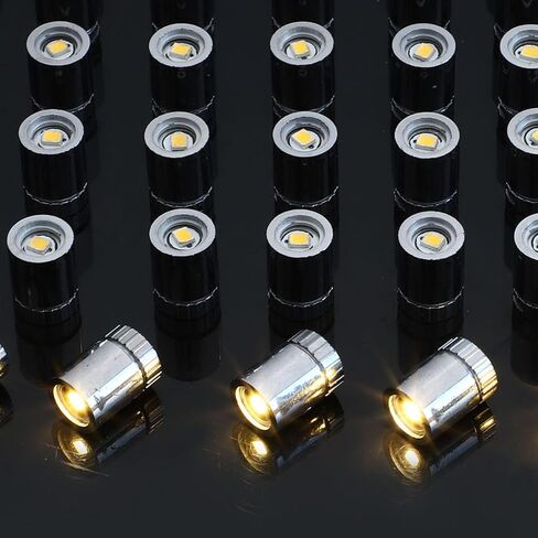 ONEST 40 Pieces Mini LED Lights Small Lights for Dollhouse Silver Led Lights Battery Powered Miniature Ornament Lights Tiny Lights for Dollhouse Accessories Party Decoration Crafts DIY (Cold White) in Saudi Arabia