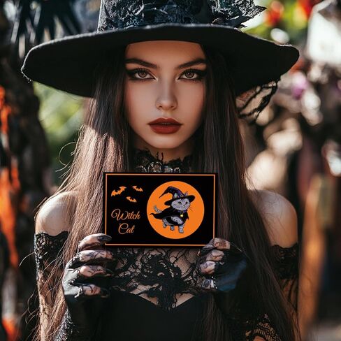 CHGCRAFT Halloween Clear Stamps Witch Cat Pumpkin Mushroom Tree Silicone Transparent Stamp Silicone Stamps Seals for DIY Scrapbooking Journaling Photo Album Decorative in Kuwait