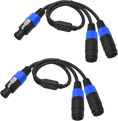 5ft Speakon y Splitter Cable ، NL4FC y Splitter 1 male to 2 femal in Kuwait