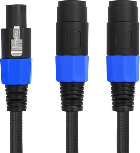 5ft Speakon y Splitter Cable ، NL4FC y Splitter 1 male to 2 femal in Kuwait
