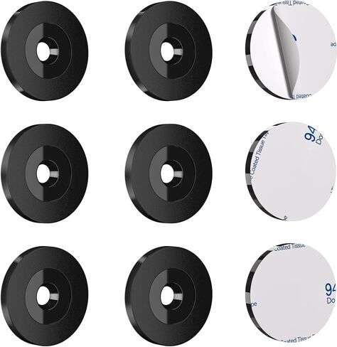 4 pcs Black Patrol Tags Ntag213 On-Metal NFC Tags Heavy Duty Sticky Token Waterproof 13.56MHz RFID Inductive Tag with Sticky Backing, Compatible with G4S Secure Trax, Trackforce and Silvertrac -35mm in Saudi Arabia
