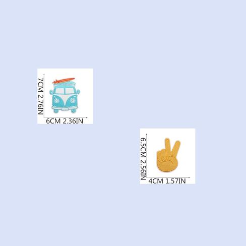 24 PCS Butterfly Embroidery Patch مع زخرفة فراشة الكرتون الأزرق والوردي ، ومناسبة للجينز والملابس ، وأحذية قماش. الزخرفة الشخصية تصبح عنصرًا عصريًا in Kuwait