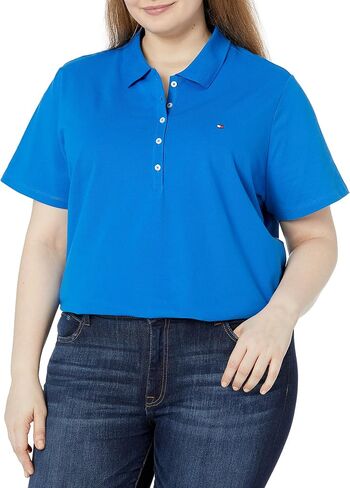 Tommy Hilfiger Women's Classic Short Sleeve Polo (Standard and Plus Size) in Saudi Arabia