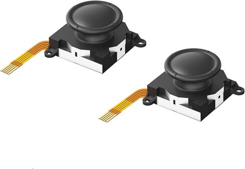 AKNES Switch JoyCon Joystick Replacement, Upgrade Drift-Free TMR Electromagnetic Joystick for Switch LCD/OLED Joy Con/Switch Lite, Repair Tool Kit, Thumb Stick Cap in Kuwait