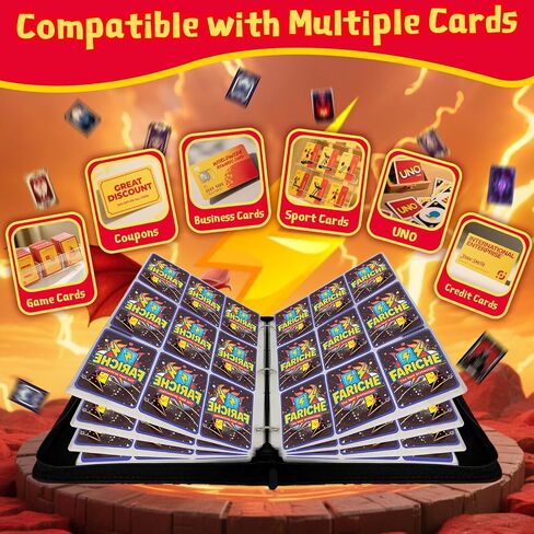 رابط بطاقة التداول لبطاقات TCG ، كتاب Collector Collector Collector Ablum Collector المكون من 9 جيب in Kuwait