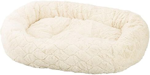 SPOT Ethical Pets Sleep Zone Diamond Cut Lounger Black - Pet Bed for Medium Size Dogs - Attractive, Durable, Comfortable, Washable, 27x21 (32999) in Kuwait