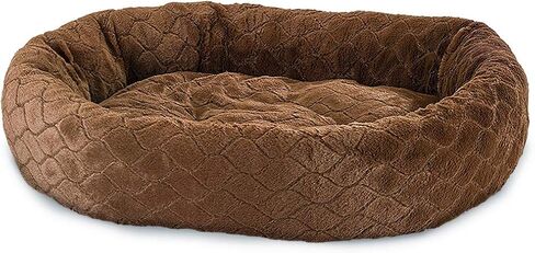 SPOT Ethical Pets Sleep Zone Diamond Cut Lounger Black - Pet Bed for Medium Size Dogs - Attractive, Durable, Comfortable, Washable, 27x21 (32999) in Kuwait
