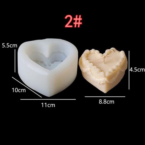 1PCS Rose Flower Silicone Mold,Silicone Candle Molds,Reusable for DIY Handmade Soap,Candle,Resin Casting,Aromatherapy Gypsum,Home Decor in Saudi Arabia