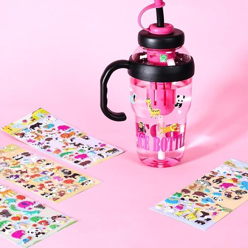 Cute Fashion Stickers Decals for Laptop, Water Bottle, Hydroflasks, Scapbooking, Planner Pack for Teens, Girls, Kids - Pack of 4 in Saudi Arabia