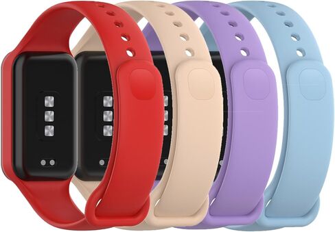 BabyValley Replacement Bands Compatible for Xiaomi smart Band 8 Active, Adjustable Silicone Band Accessory Straps Wristbands Bracelet Fit for Xiaomi smart Band 8 Active in Kuwait