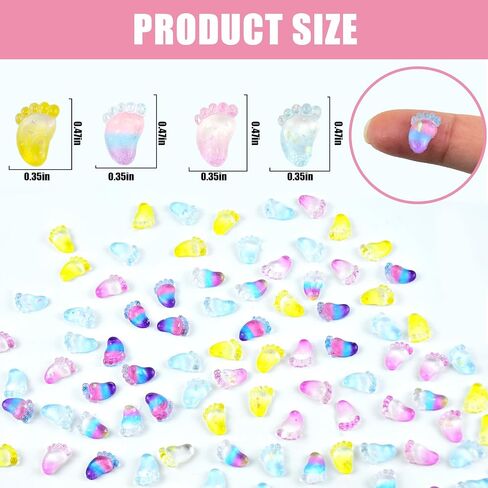 100 PCS Mini Resin Cat Paws Figures for Crafts Luminous Tiny Resin Animal Paws Miniature Things for Dollhouse Fairy Garden Micro Landscaping Decoration Cake Toppers Decor in Saudi Arabia
