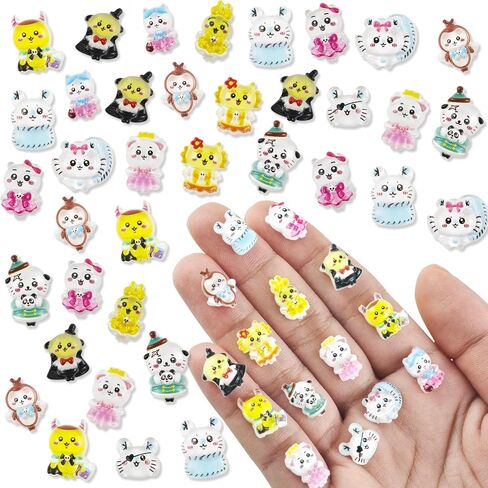 100 PCS Mini Resin Cat Paws Figures for Crafts Luminous Tiny Resin Animal Paws Miniature Things for Dollhouse Fairy Garden Micro Landscaping Decoration Cake Toppers Decor in Saudi Arabia