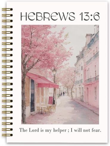 Christian Bible Psalm139 Spiral Notebook Journals, Christian Journals for Women, Christian Gifts for Women, Hardcover Spiral Notebooks College Ruled 5.5 x 8.3 in Saudi Arabia