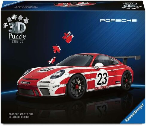 Ravensburger Porsche 911 GT3 Cup 108 قطعة ثلاثية الأبعاد للبالغين والأطفال - 11557 - هدية رائعة لأي عيد ميلاد أو عطلة أو مناسبة خاصة in Kuwait
