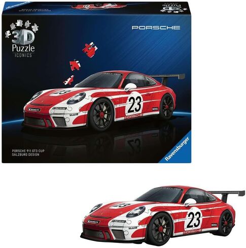 Ravensburger Porsche 911 GT3 Cup 108 قطعة ثلاثية الأبعاد للبالغين والأطفال - 11557 - هدية رائعة لأي عيد ميلاد أو عطلة أو مناسبة خاصة in Kuwait