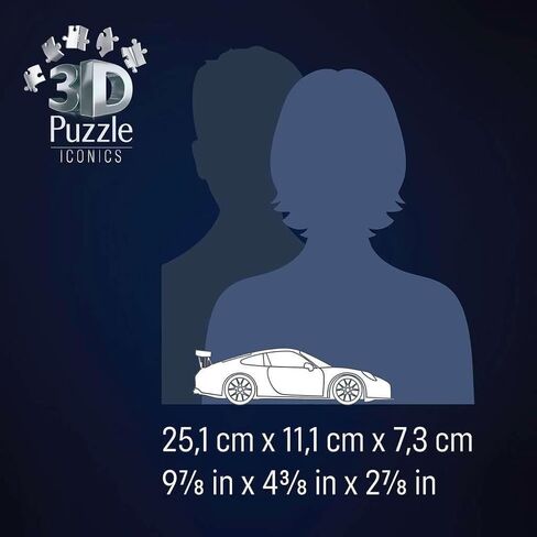 Ravensburger Porsche 911 GT3 Cup 108 قطعة ثلاثية الأبعاد للبالغين والأطفال - 11557 - هدية رائعة لأي عيد ميلاد أو عطلة أو مناسبة خاصة in Kuwait