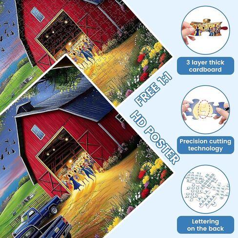 500 Piece Puzzle for Adults, Vacation Jigsaw Puzzle, Seaside Bar Puzzles 500 Pieces Birthday Party for Family Kids and Adults Funny Puzzle, Fun and Challenging Family Games 20.5×15 in in Saudi Arabia
