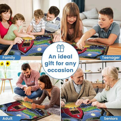 500 Piece Puzzle for Adults, Vacation Jigsaw Puzzle, Seaside Bar Puzzles 500 Pieces Birthday Party for Family Kids and Adults Funny Puzzle, Fun and Challenging Family Games 20.5×15 in in Saudi Arabia