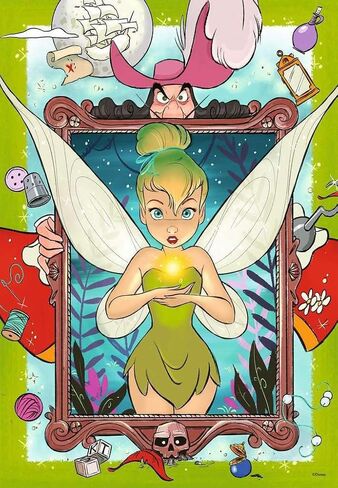 Ravensburger Disney Puzzle Moment - Tinker Bell 300 Piece Jigsaw Puzzle | Charming Illustrations| Perfect Format for Beginners | FSC-Certified Materials in Saudi Arabia