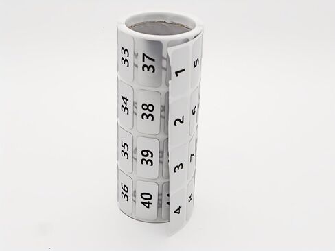 2001 to 3000 Inventory Number Sticker Labels, 0.39"x0.79", Self Adhesive Labels Consecutive Number Stickers, for Office, Warehouse, Home, Library Numbering Classification, Black in Saudi Arabia