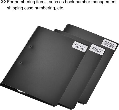2001 to 3000 Inventory Number Sticker Labels, 0.39"x0.79", Self Adhesive Labels Consecutive Number Stickers, for Office, Warehouse, Home, Library Numbering Classification, Black in Saudi Arabia