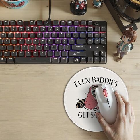 مضحكة Cat Mouse Pad Mousepad ، منصات الماوس المضحكة لأجهزة الكمبيوتر المنزلية المكتبية ملحقات الكمبيوتر المحمول ، هدايا محبي القطط ، هدايا مضحكة لزملائي في العمل ، 7.9x7.9 بوصة in Kuwait