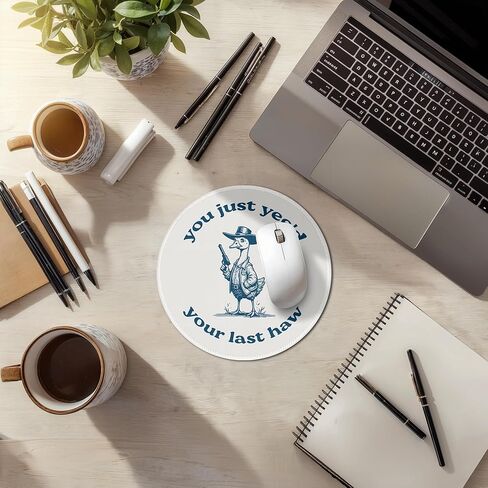 Funny Cat Mouse Pad Mousepad, Funny Mouse Pads for Desk Home Office Computers Laptop Accessories, Cat Lovers Gifts, Office Funny Gifts for Coworkers Women Boss Men, 7.9x7.9 Inch in Kuwait